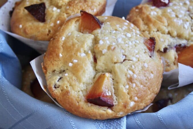 perfect plum muffins