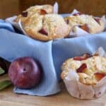 Perfect Plum Muffins (Made with Yogurt)