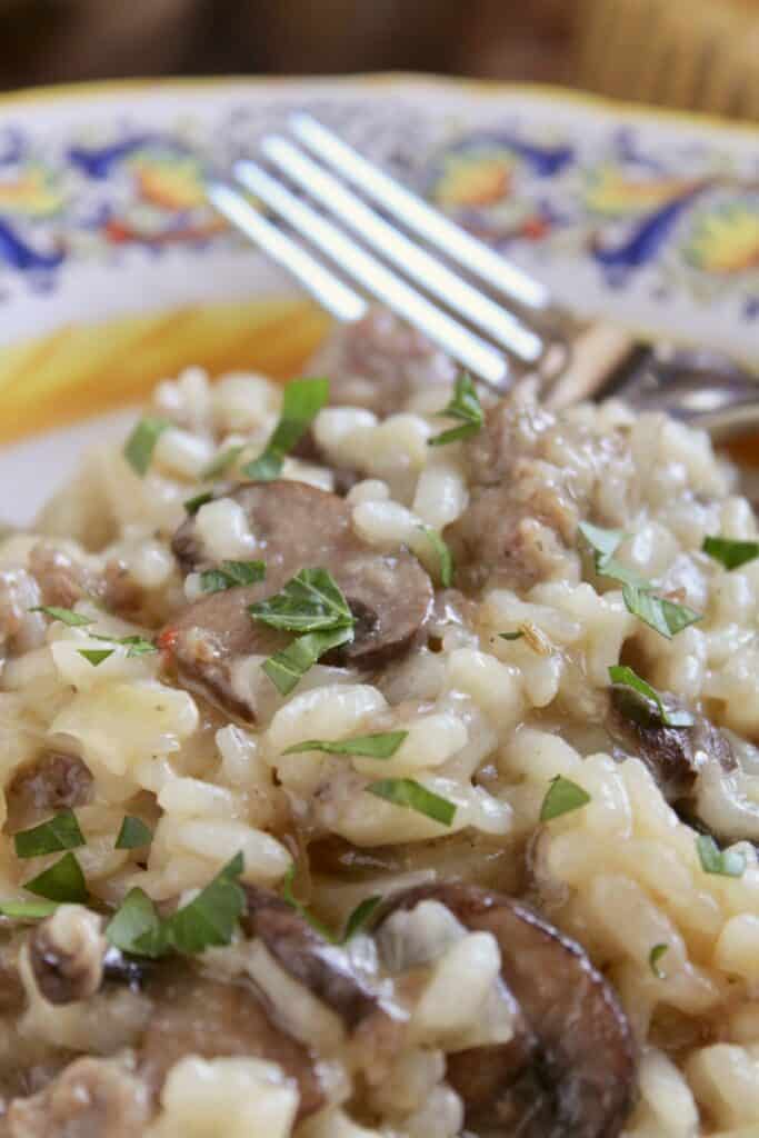 How to Make Risotto Italian Sausage and Mushroom Risotto Recipe