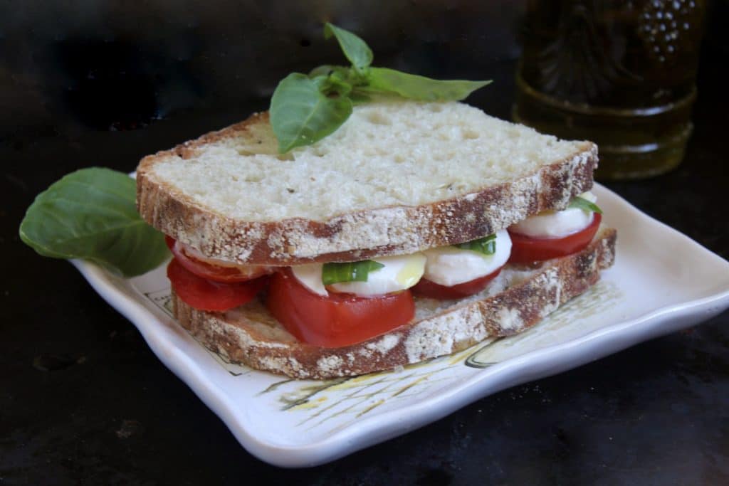 Caprese sandwich