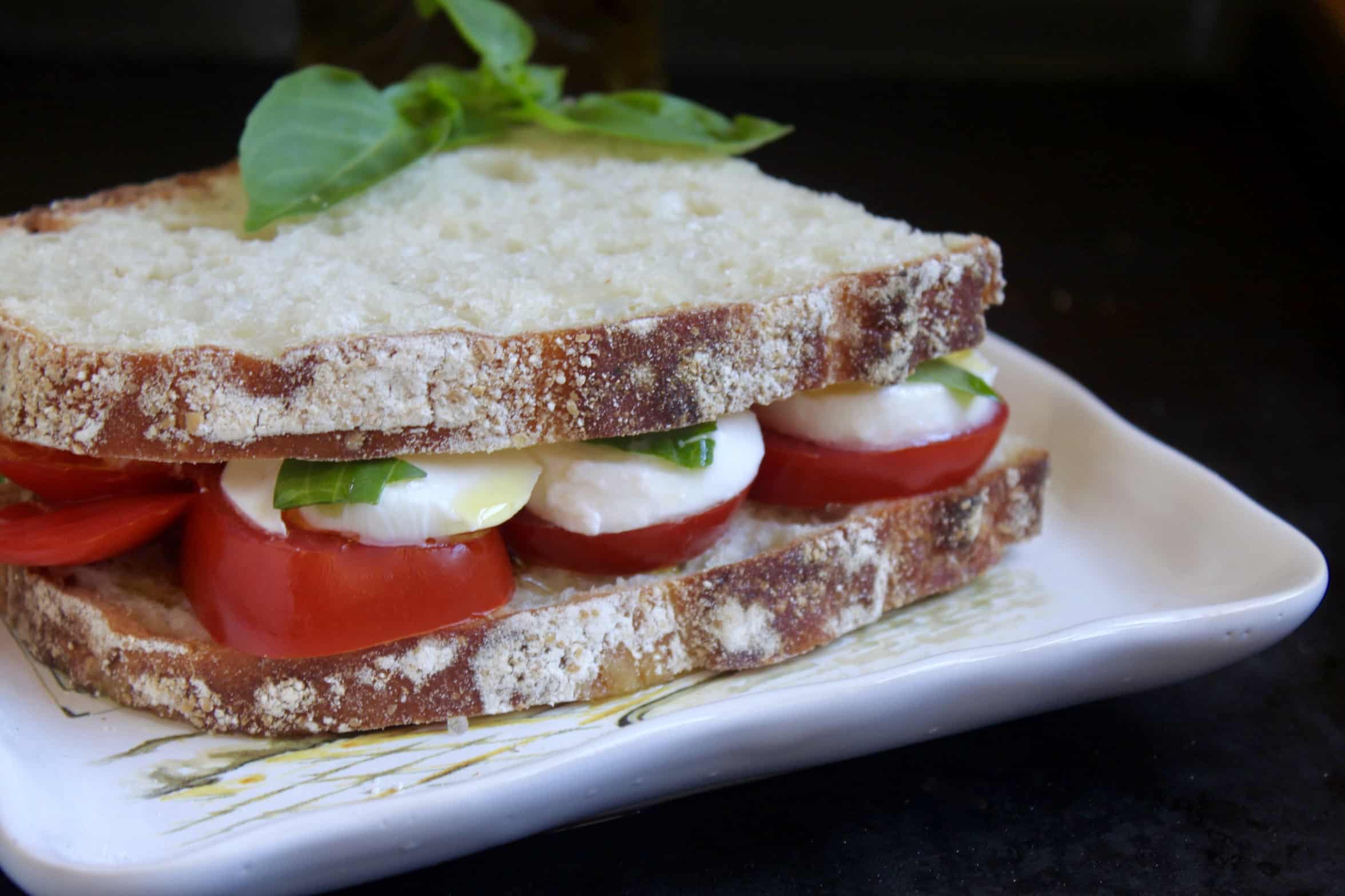 Simple Caprese Sandwich (Panini)