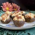 cream cheese stuffed mushrooms with bacon