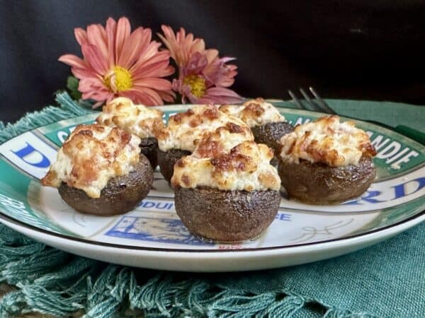 cream cheese stuffed mushrooms with bacon