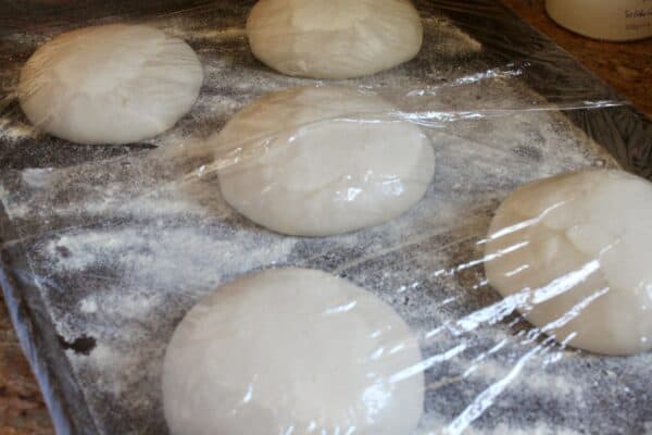homemade pizza dough balls