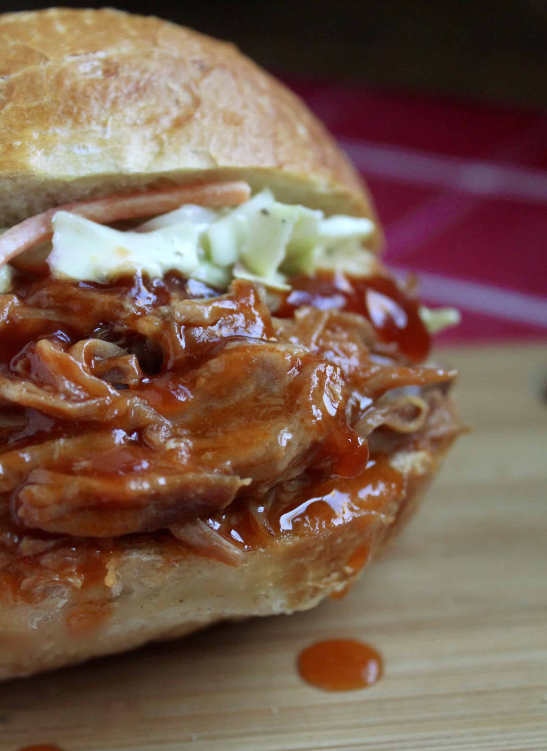 pulled pork sandwich slow cooker pulled pork sandwiches