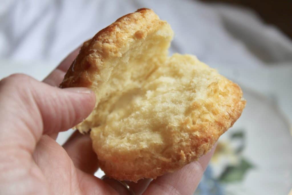 light and fluffy British scone