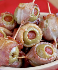 bacon wrapped olives