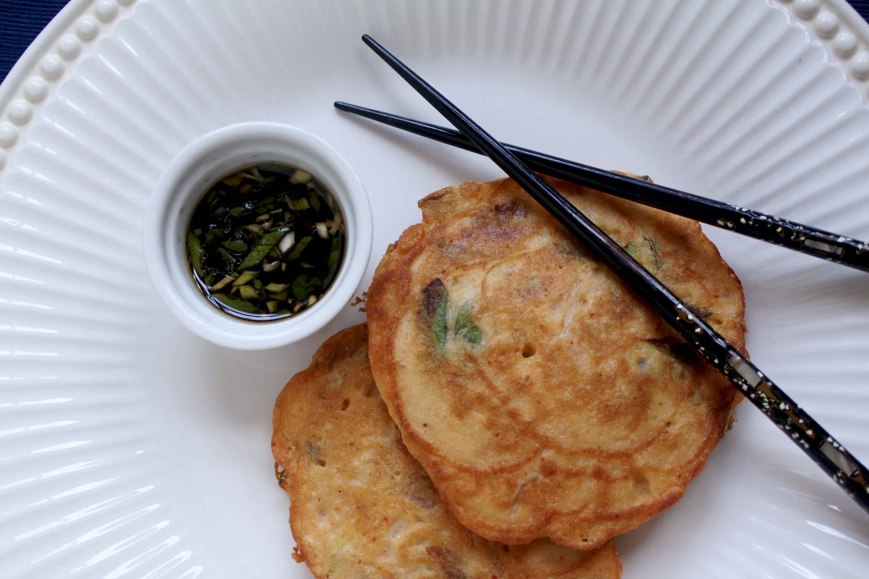 Korean Mung Bean Pancakes