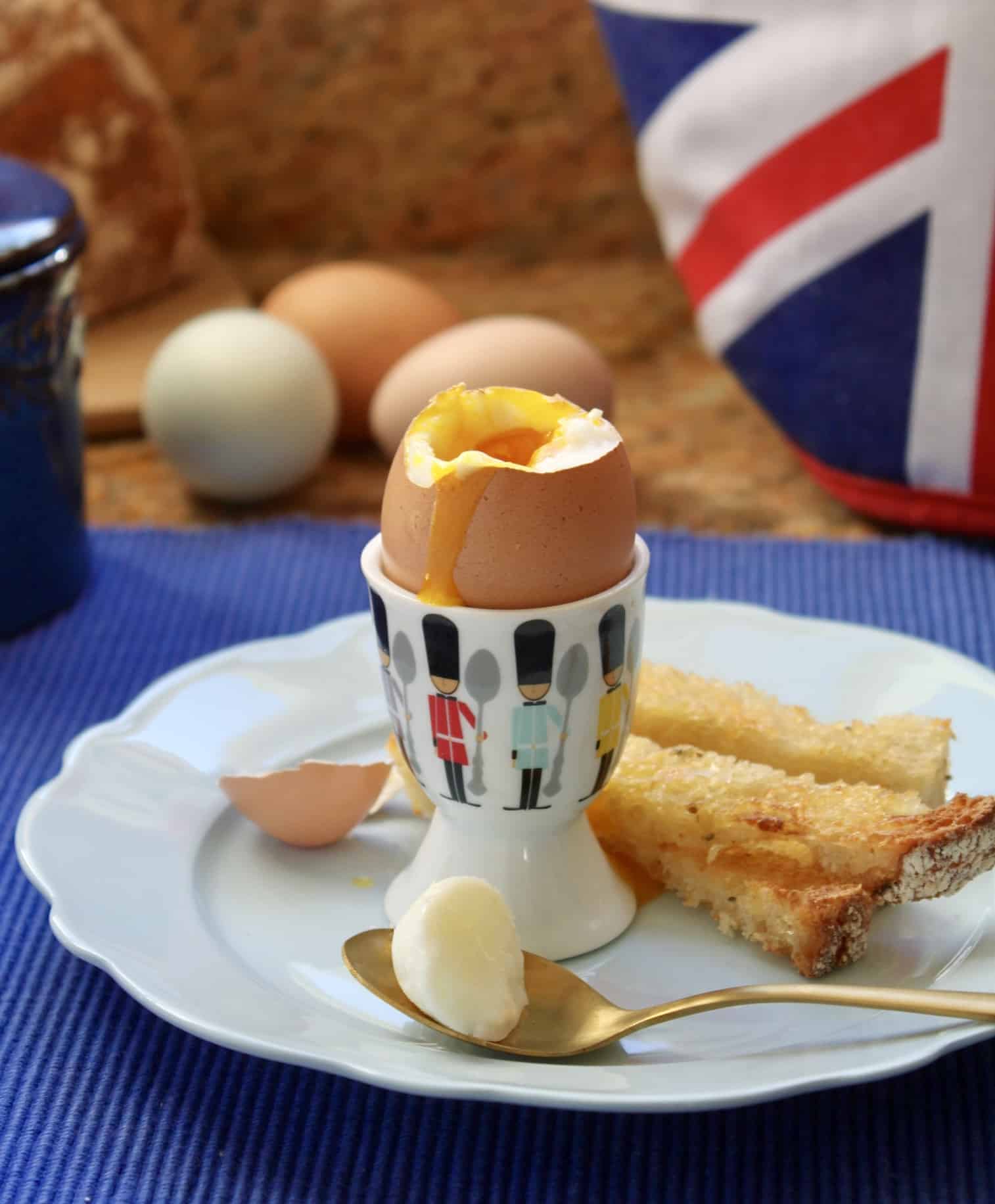 Perfect Soft Boiled Eggs with Soldiers! - Christina's Cucina