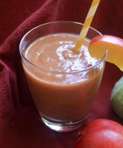 raspberry nectarine fig smoothie