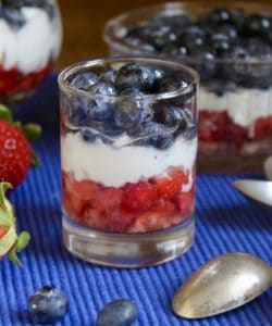 red white and blue trifles