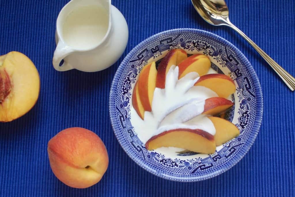 Peaches and cream and cognac Peaches and cream and cognac