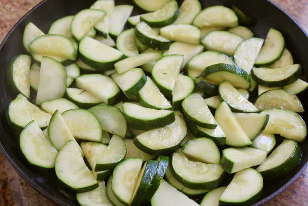 sautéing zucchini