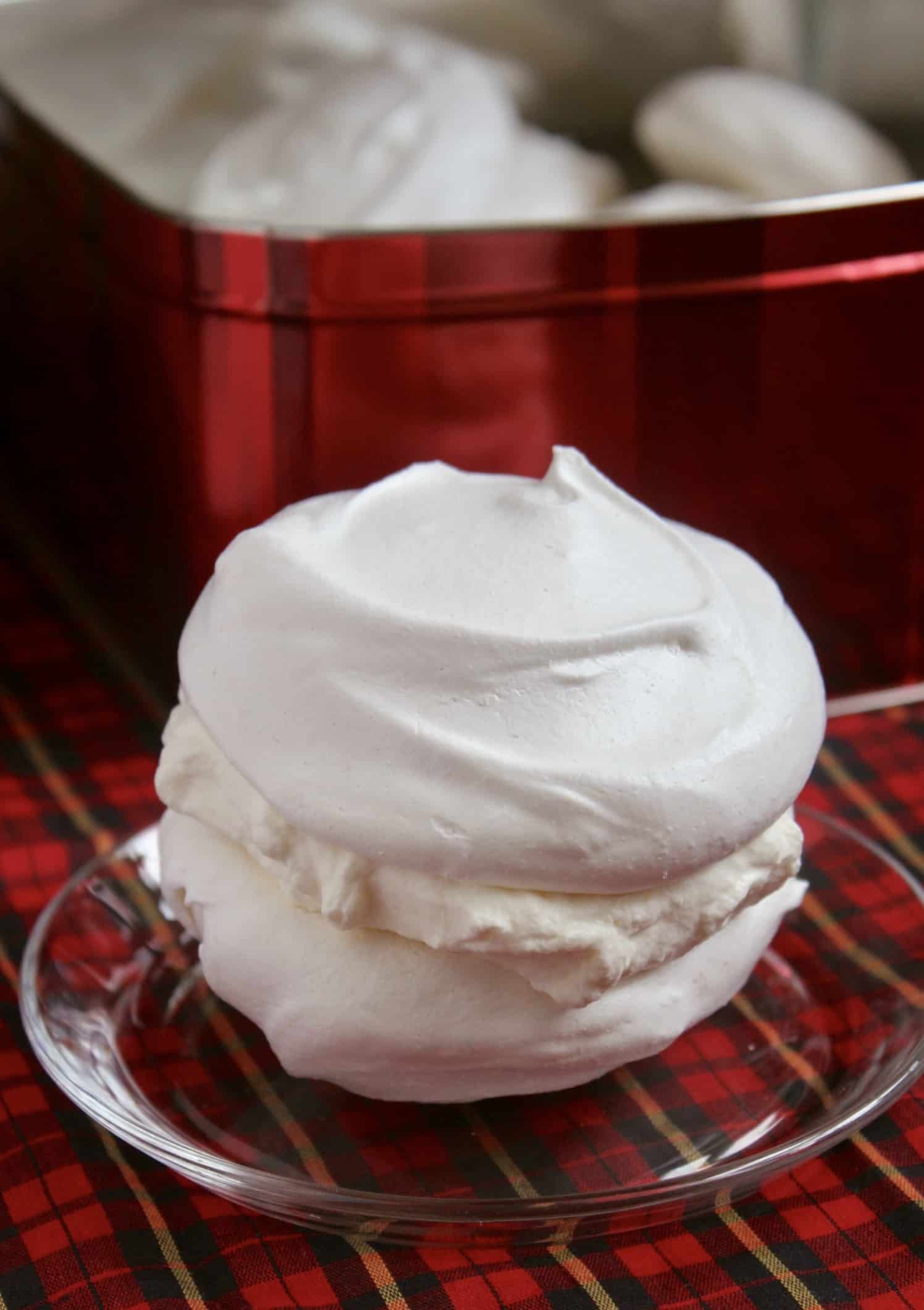 cream filled meringue