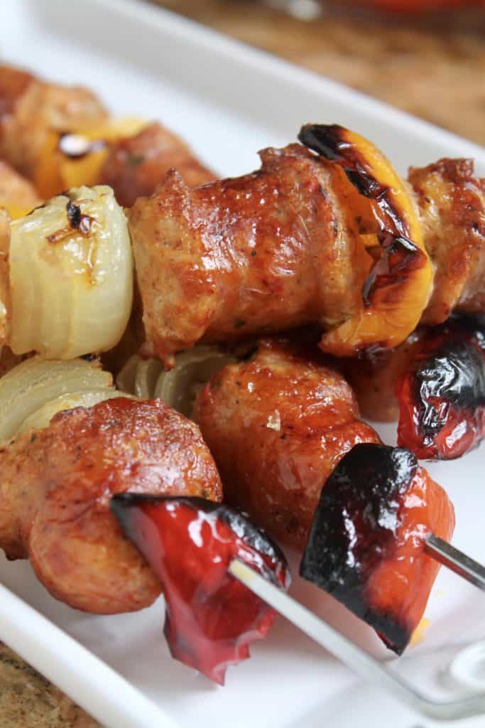 Sausage Kebabs - Budget Bytes