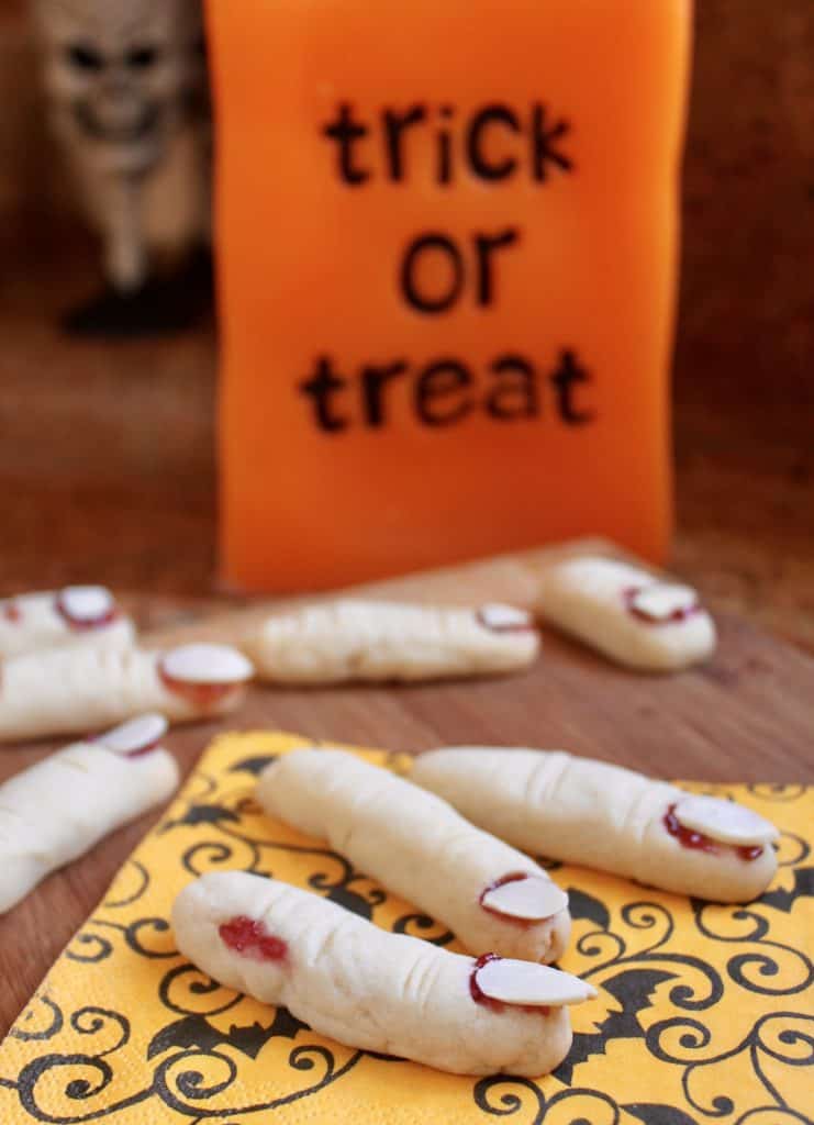 Witches' Fingers cookies