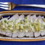 Leftover Turkey with Leeks and Butter Sage Sauce:  A Reprise