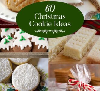 Christmas cookie collage