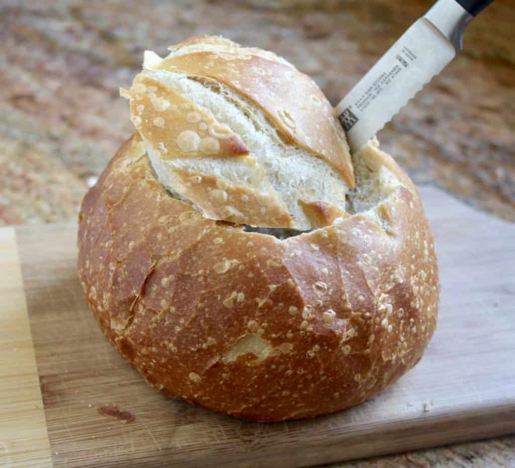 Sourdough bread boule