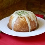 Christina’s Clam Chowder in a Sourdough Bread Bowl