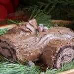 Yule Log Cake (Easy Step by Step Instructions)