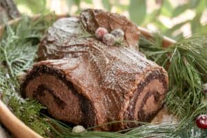 yule log in a tree