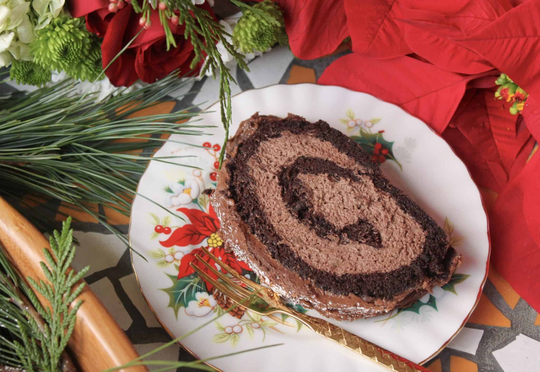 Yule Log (Tronco di Natale, Bûche de Noël) Naturally Gluten Free