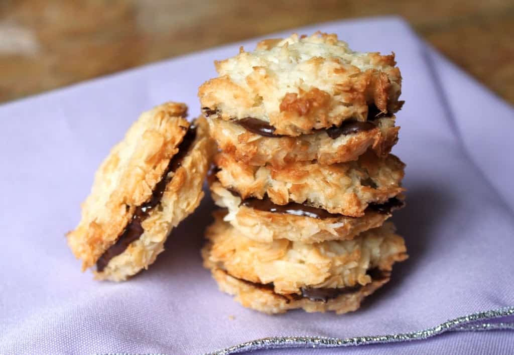 Coconut Macaroons with Chocolate