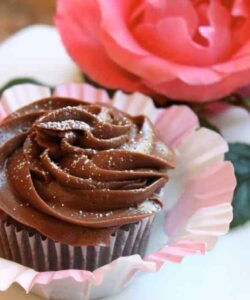 Chocolate Buttermilk Cupcakes with Chocolate Buttercream Frosting