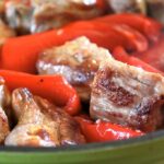 Pork with Red Peppers