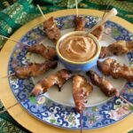 Singapore Chicken Satay Skewers with Peanut Sauce