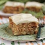 Carrot Cake Recipe with Pineapple Topped with Cream Cheese Frosting – So Moist!