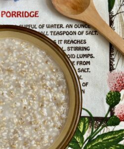 recipe for steel cut oats in bowl