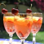 summer sangria wine fruit spritzer