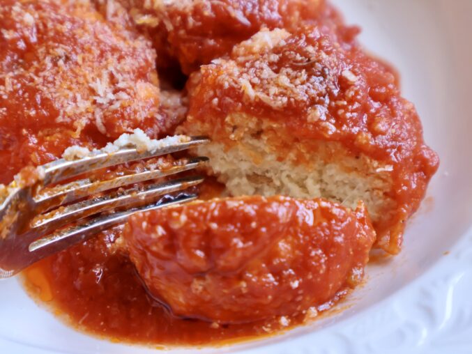 eating gnudi