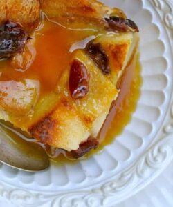 orange cranberry bread pudding