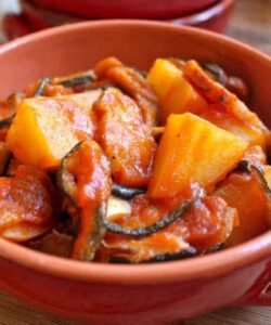 Dried Zucchini Pancetta and Potatoes recipe how to make