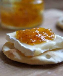 brie fig jam crackers french appetizer