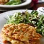OXO & PLATED’s Very Vegetarian Challenge: Potato Goat Cheese Cakes with European Salad and Balsamic Vinaigrette