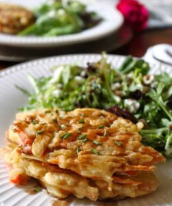 carrot potato pancakes recipe healthy summer lunch unprocessed