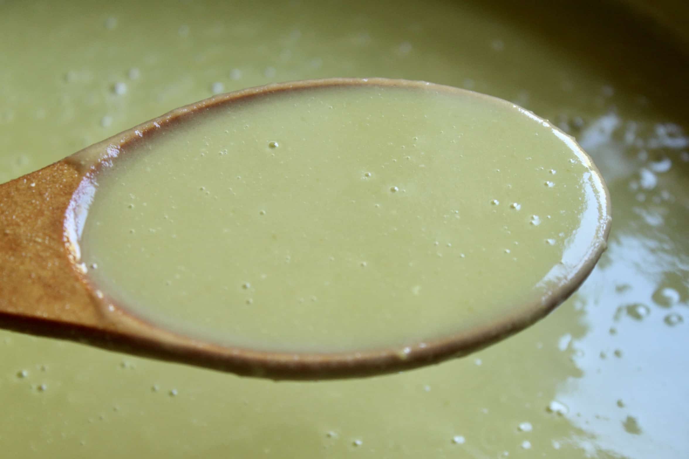 spoonful of split pea soup