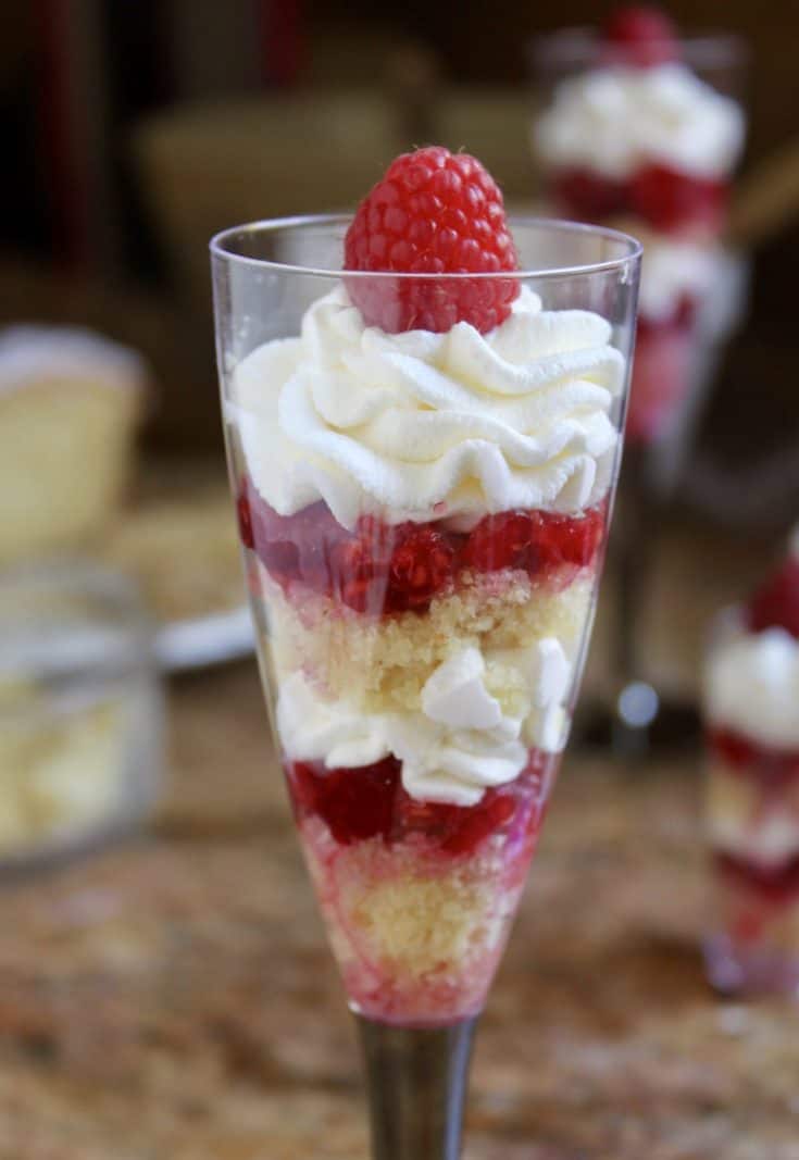 Lemon Raspberry Trifles - Christina's Cucina