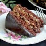 German Chocolate Cake (Triple Layer Recipe with Chocolate Ganache)