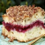 Cherry Cream Cheese Coffee Cake with Streusel Crunch Topping