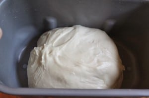 dough in the bread machine