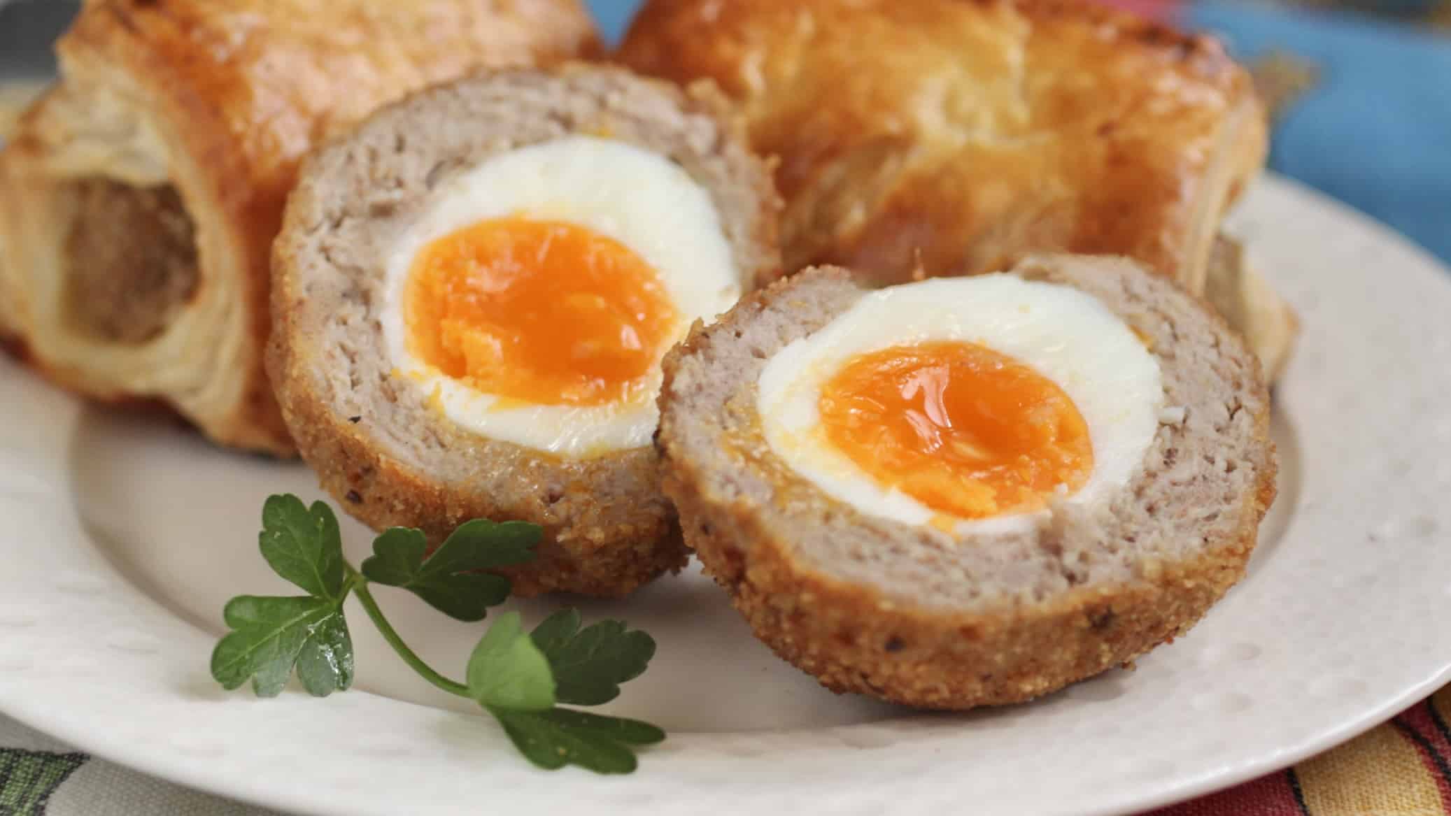 scotch egg cut open