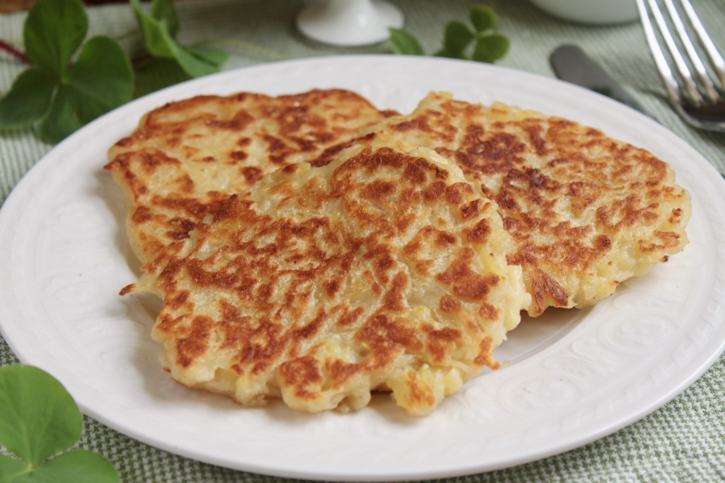 traditional Irish boxty on a plate