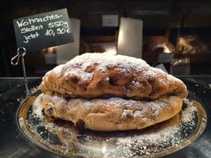 stollen at a German Christmas Market