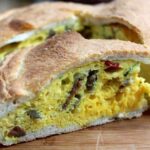 Traditional Italian Easter Pie with Eggs (Pizza Rustica)