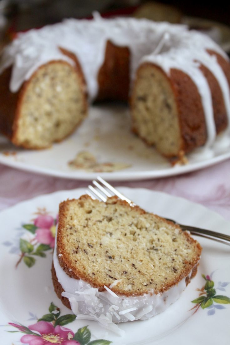 Banana Coconut Bundt Cake with Coconut Icing Christina's Cucina